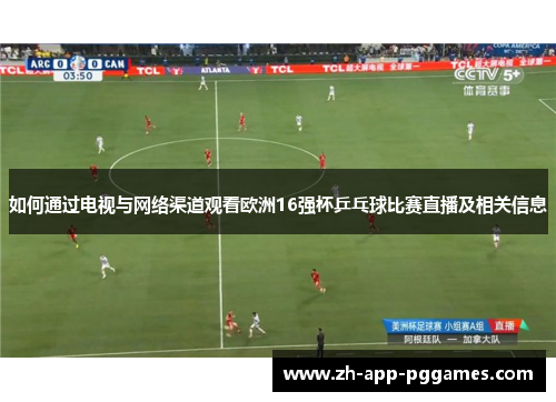 如何通过电视与网络渠道观看欧洲16强杯乒乓球比赛直播及相关信息