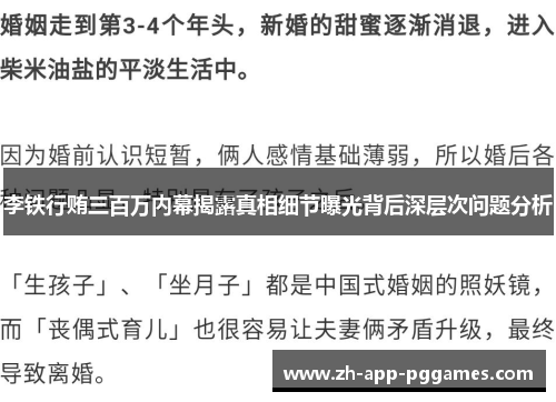 李铁行贿三百万内幕揭露真相细节曝光背后深层次问题分析